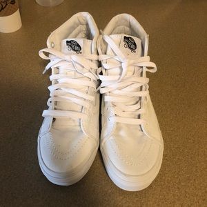 White high top vans